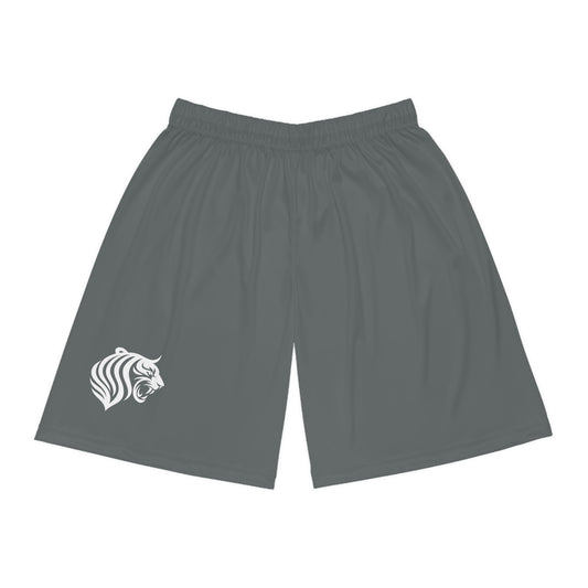 KATT Design, LLC Basketball Shorts with Tiger Graphic - Activewear for Sports, Gym, Summer, Gifts for Athletes, Casual Wear