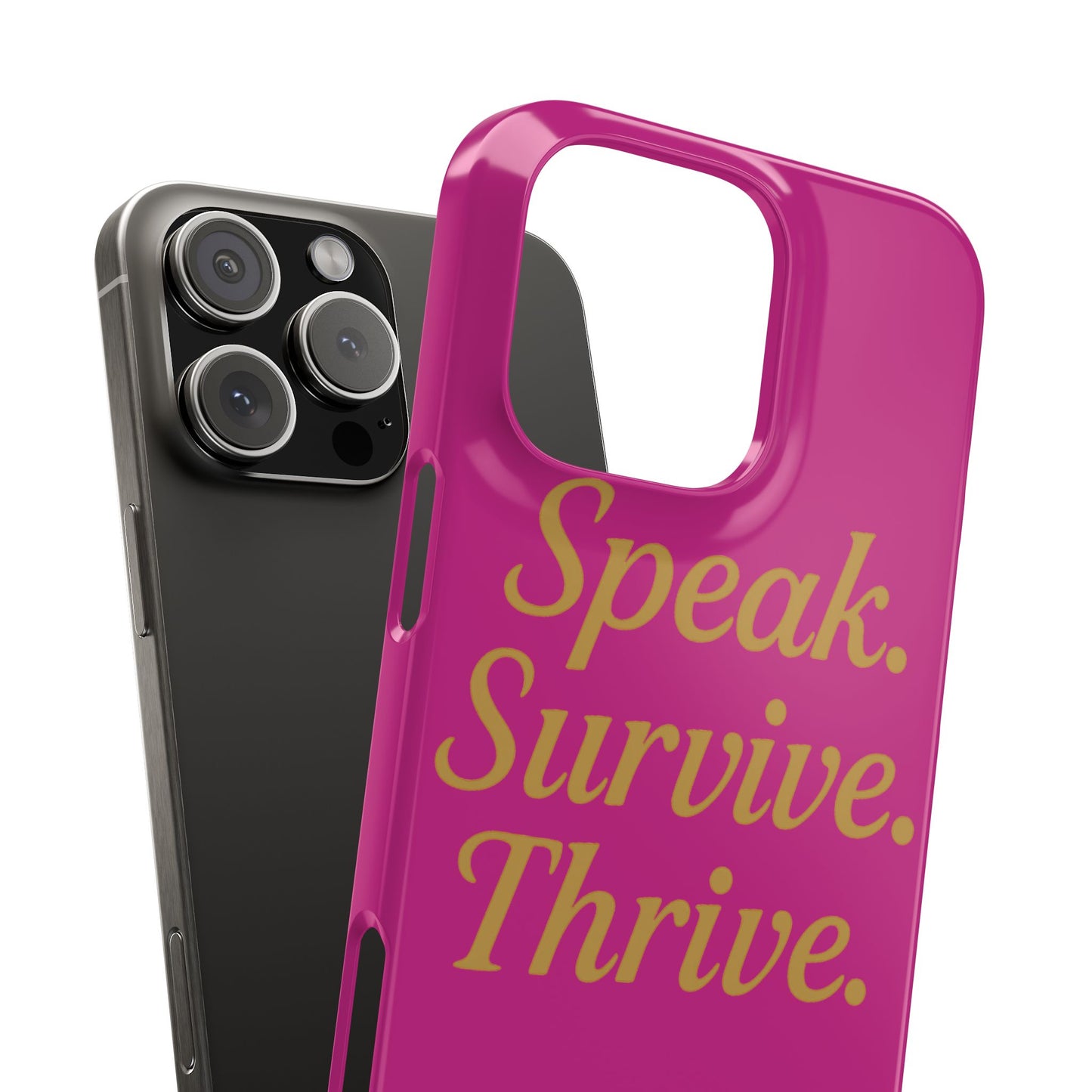 Snap Case for Samsung & iPhone — Find Your Voice Design
