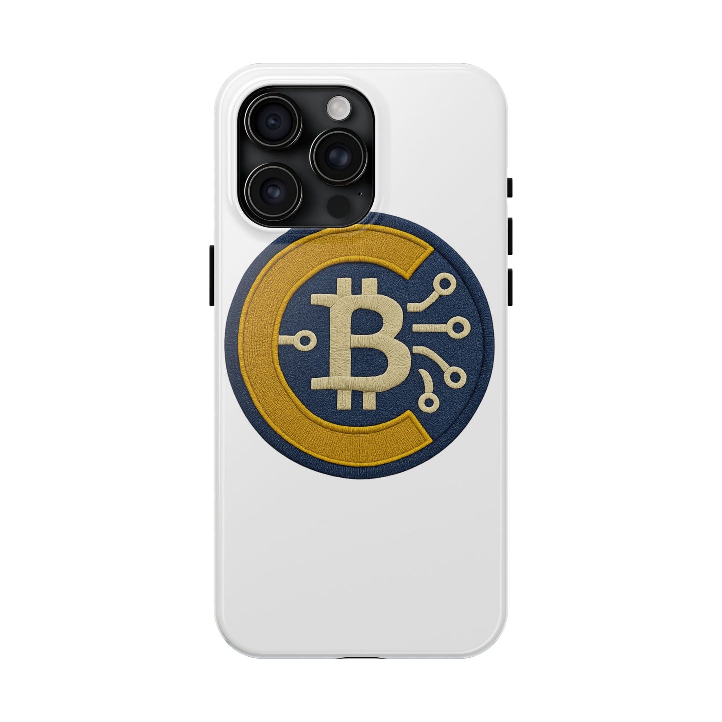Bitcoin Tech Phone Cases, Cryptocurrency Phone Cover, iPhone and Samsung Case