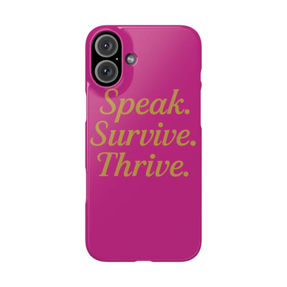 Snap Case for Samsung & iPhone — Find Your Voice Design