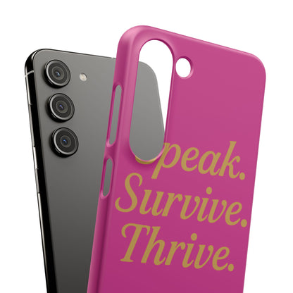 Snap Case for Samsung & iPhone — Find Your Voice Design