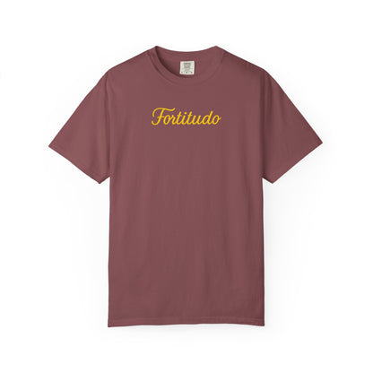 Fortitude - Camiseta teñida "Strength" - Camiseta inspiradora para la comodidad diaria, ideal para regalar y para uso casual.
