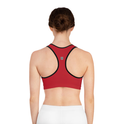 Yin Yang Sporty Sports Bra, Activewear for Yoga, Gym, & Fitness - Workout Gear, Gift for Athletes, Trendy AOP Design