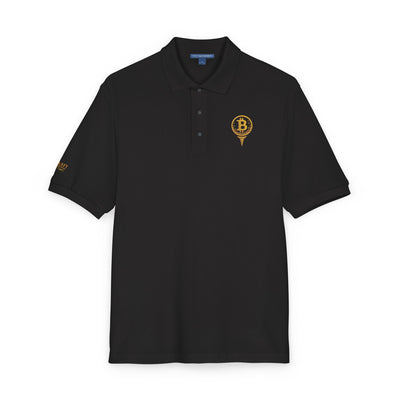 Polo bordado de Bitcoin, ropa informal, regalo para él/ella, atuendo diario, moda de verano, camisa de golf