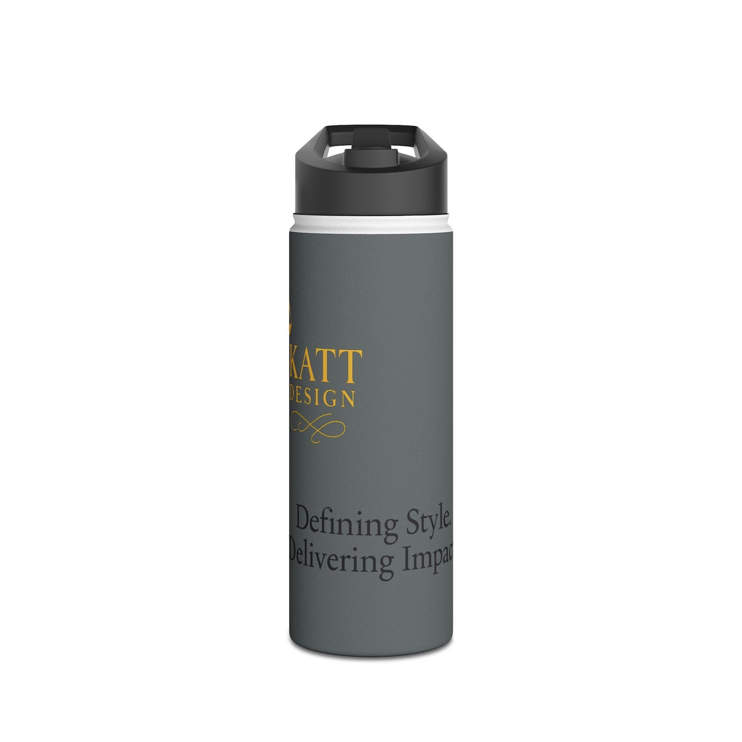 KATT Design, LLC - Inspirational Stainless Steel Water Bottle, Drink Container for Fitness, Gym, Eco-Friendly Gift