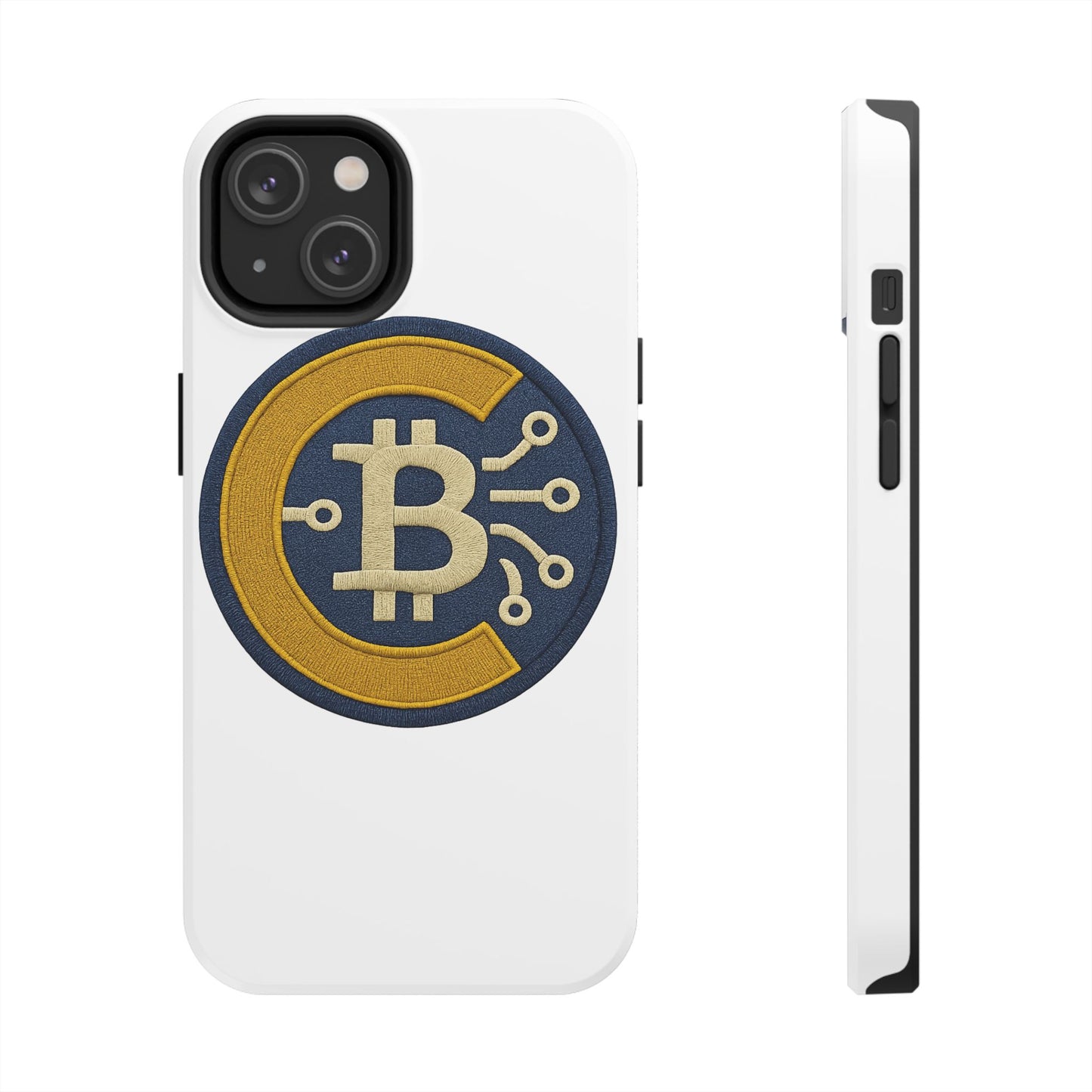 Bitcoin Tech Phone Cases, Cryptocurrency Phone Cover, iPhone and Samsung Case