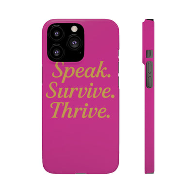 Snap Case for Samsung & iPhone — Find Your Voice Design