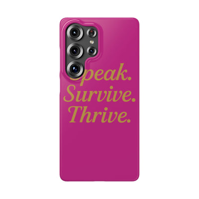 Snap Case for Samsung & iPhone — Find Your Voice Design