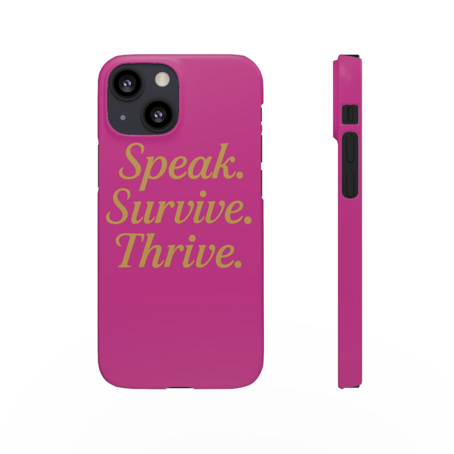 Snap Case for Samsung & iPhone — Find Your Voice Design