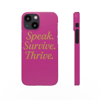 Snap Case for Samsung & iPhone — Find Your Voice Design