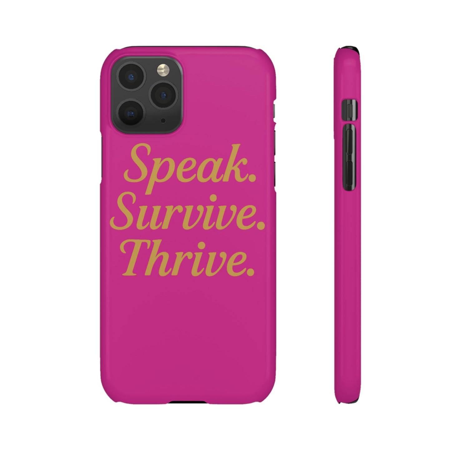 Snap Case for Samsung & iPhone — Find Your Voice Design