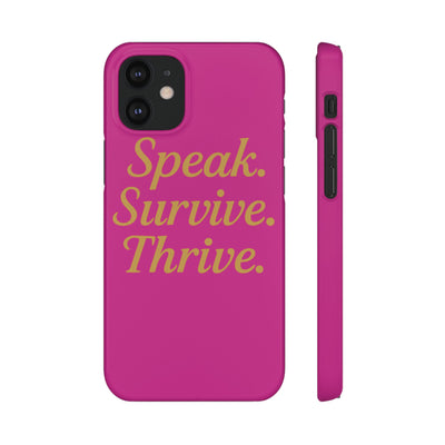 Snap Case for Samsung & iPhone — Find Your Voice Design