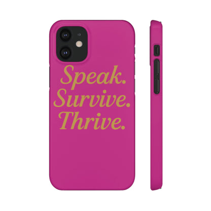 Snap Case for Samsung & iPhone — Find Your Voice Design