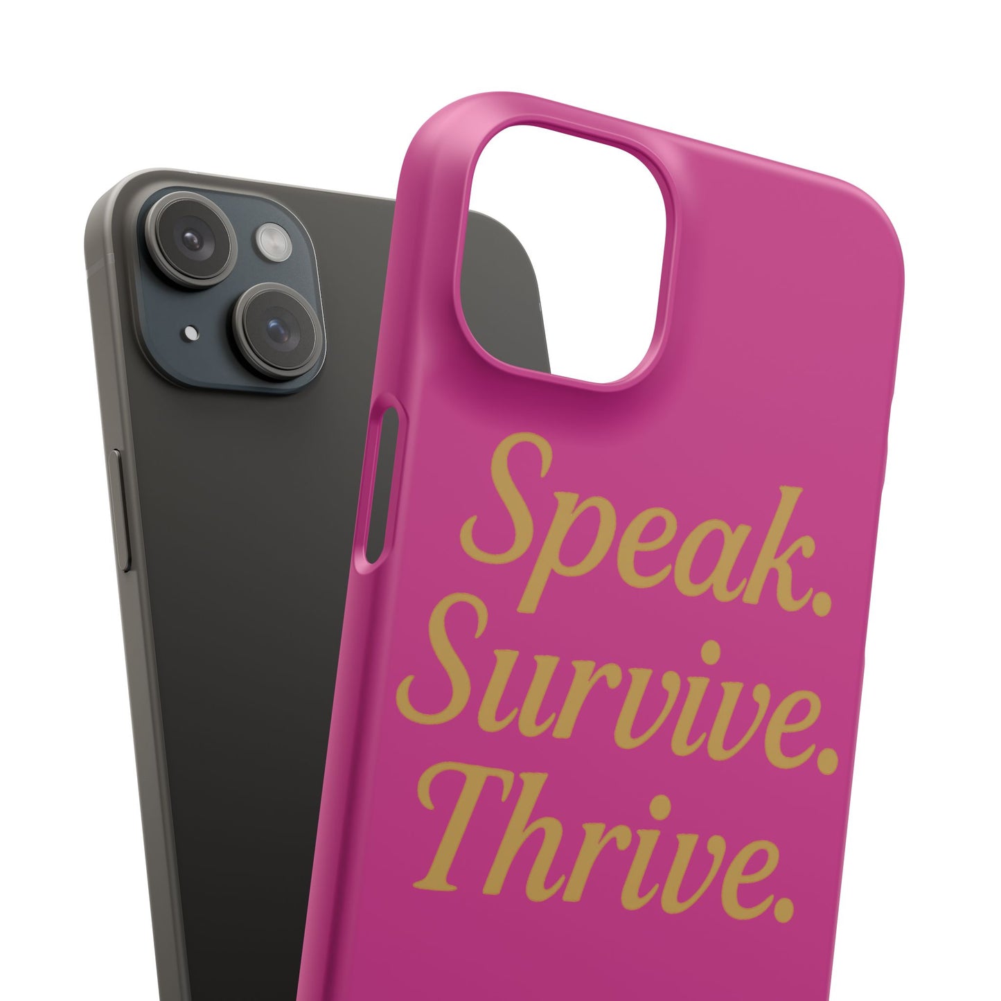 Snap Case for Samsung & iPhone — Find Your Voice Design