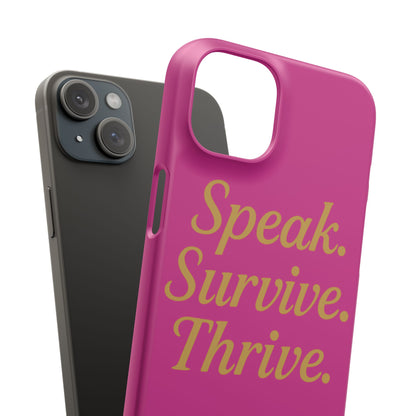 Snap Case for Samsung & iPhone — Find Your Voice Design