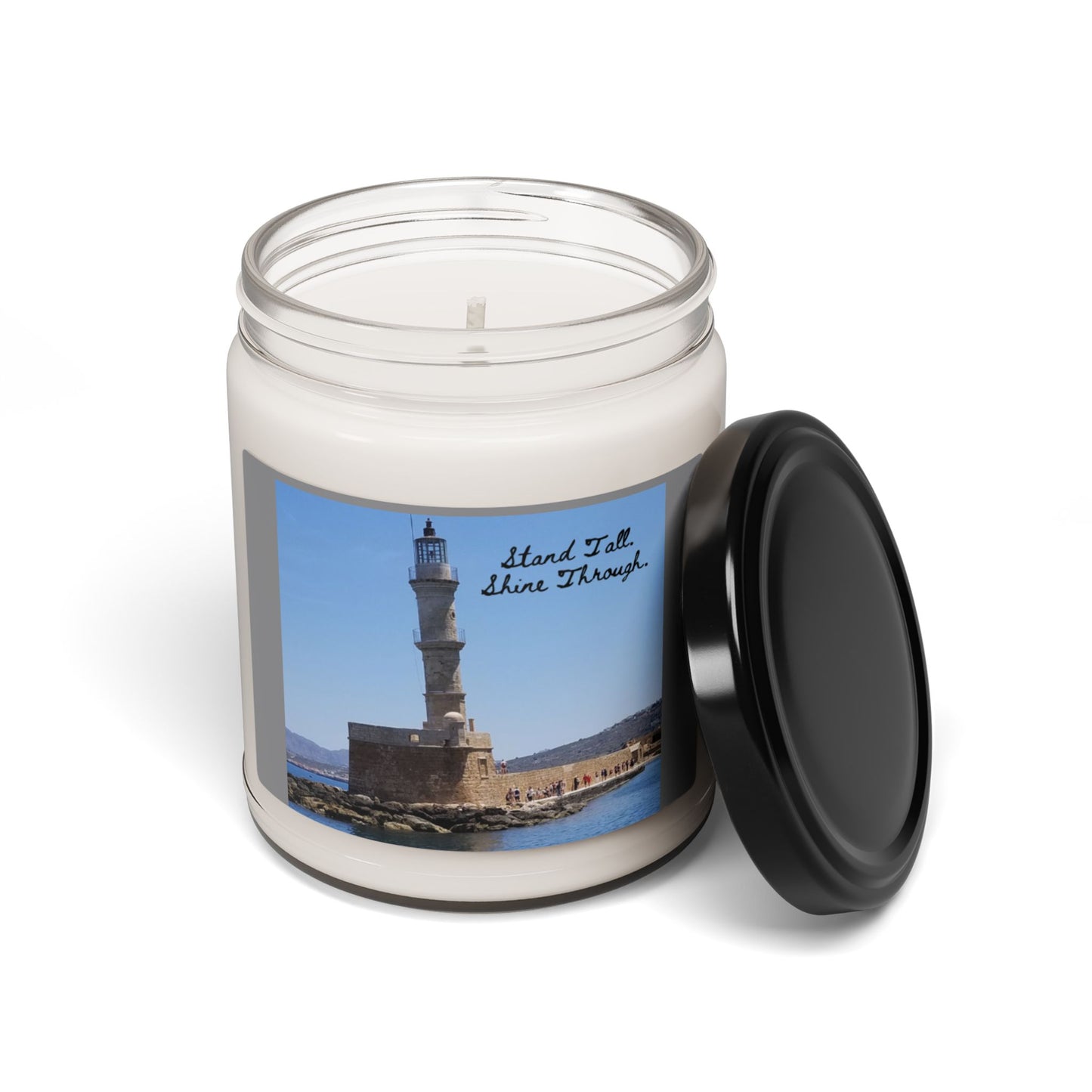 Vela de soja perfumada "Stand Tall" Lighthouse de 255g — Fragrância náutica e costeira para casa 