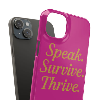 Snap Case for Samsung & iPhone — Find Your Voice Design