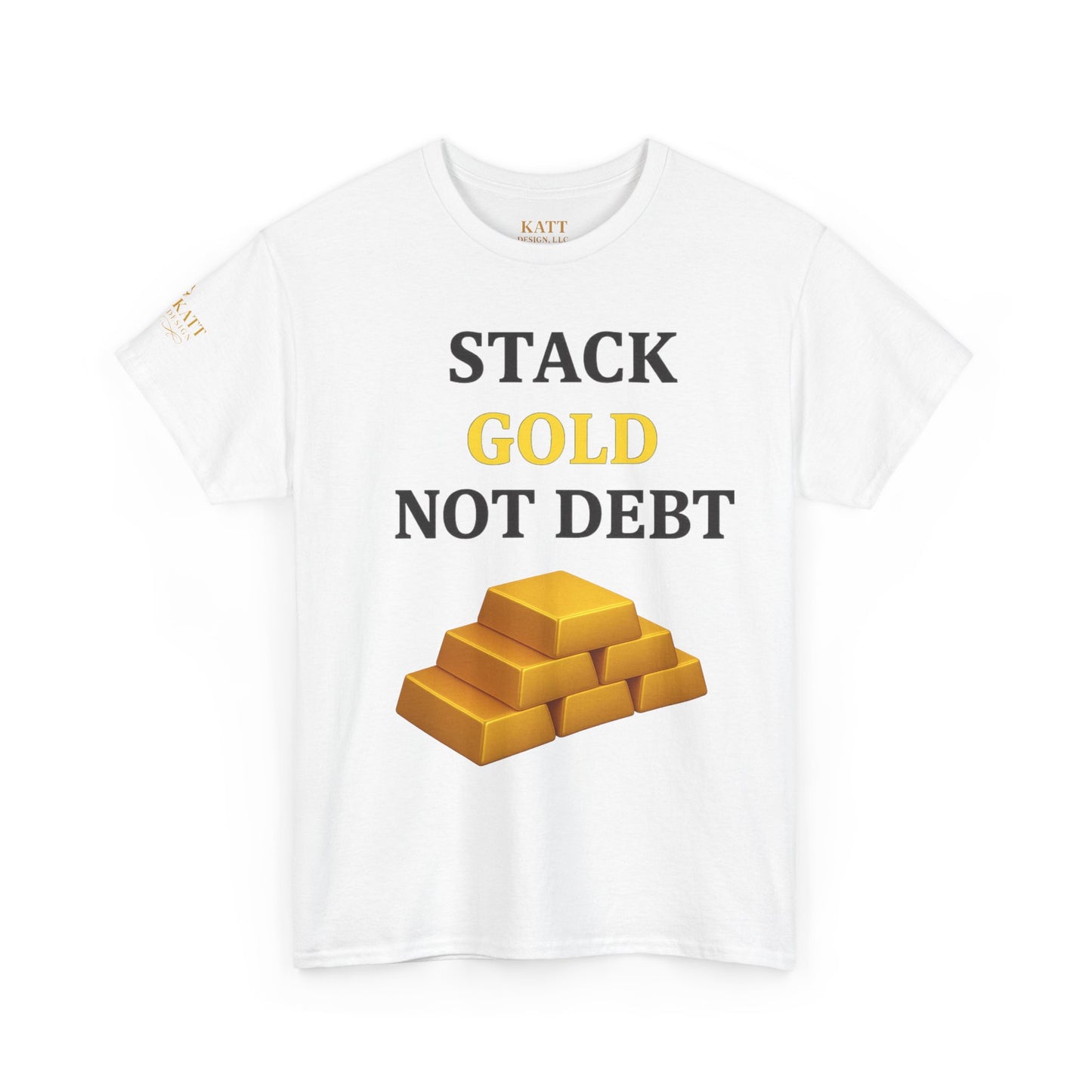 Stack the Gold - Bitcoin - Unisex Heavy Cotton Tee