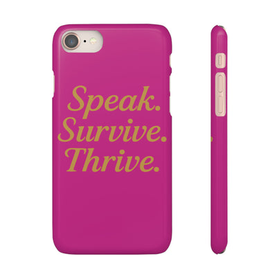 Snap Case for Samsung & iPhone — Find Your Voice Design