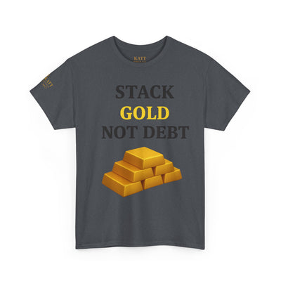 Stack the Gold - Bitcoin - Camiseta unisex de algodón grueso