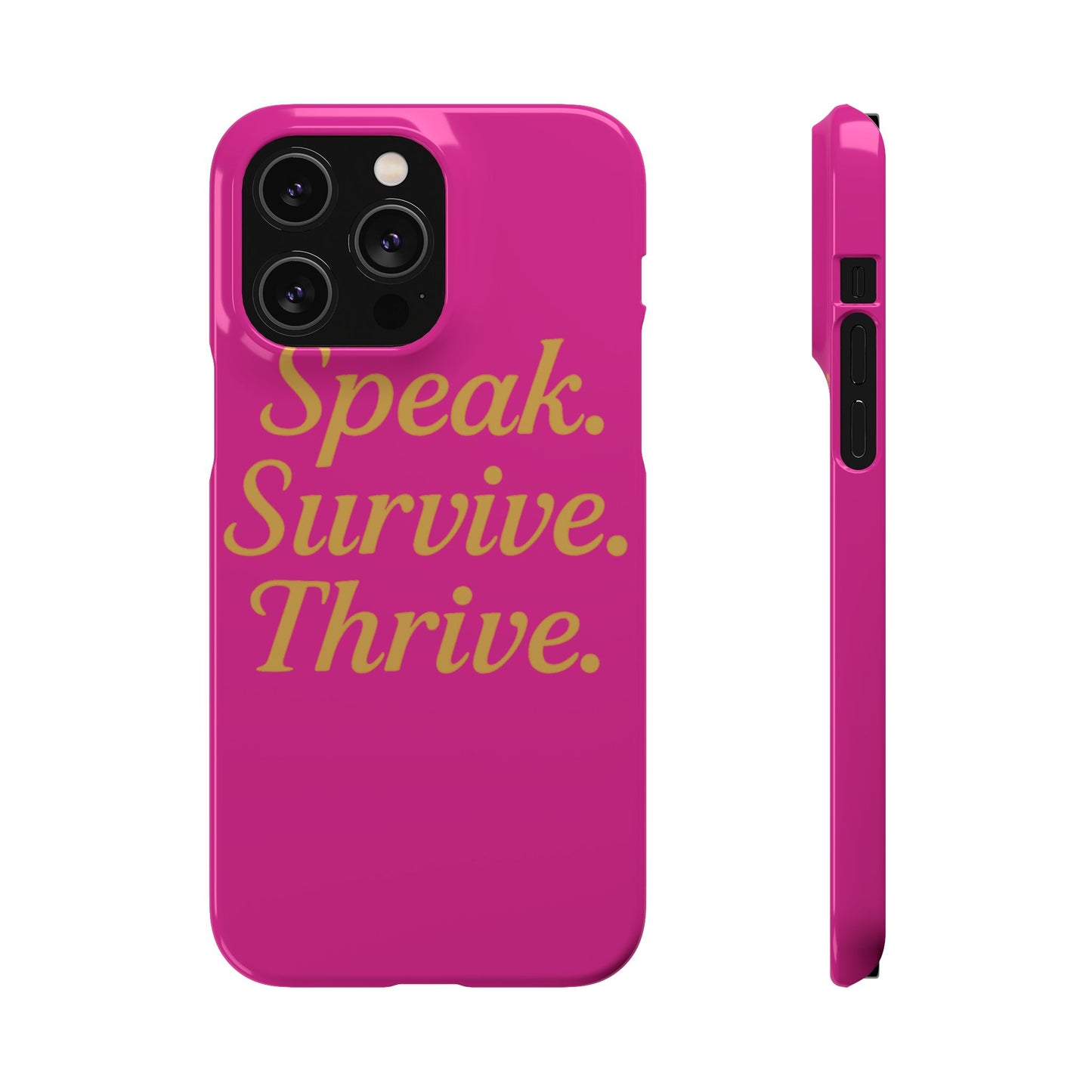 Snap Case for Samsung & iPhone — Find Your Voice Design