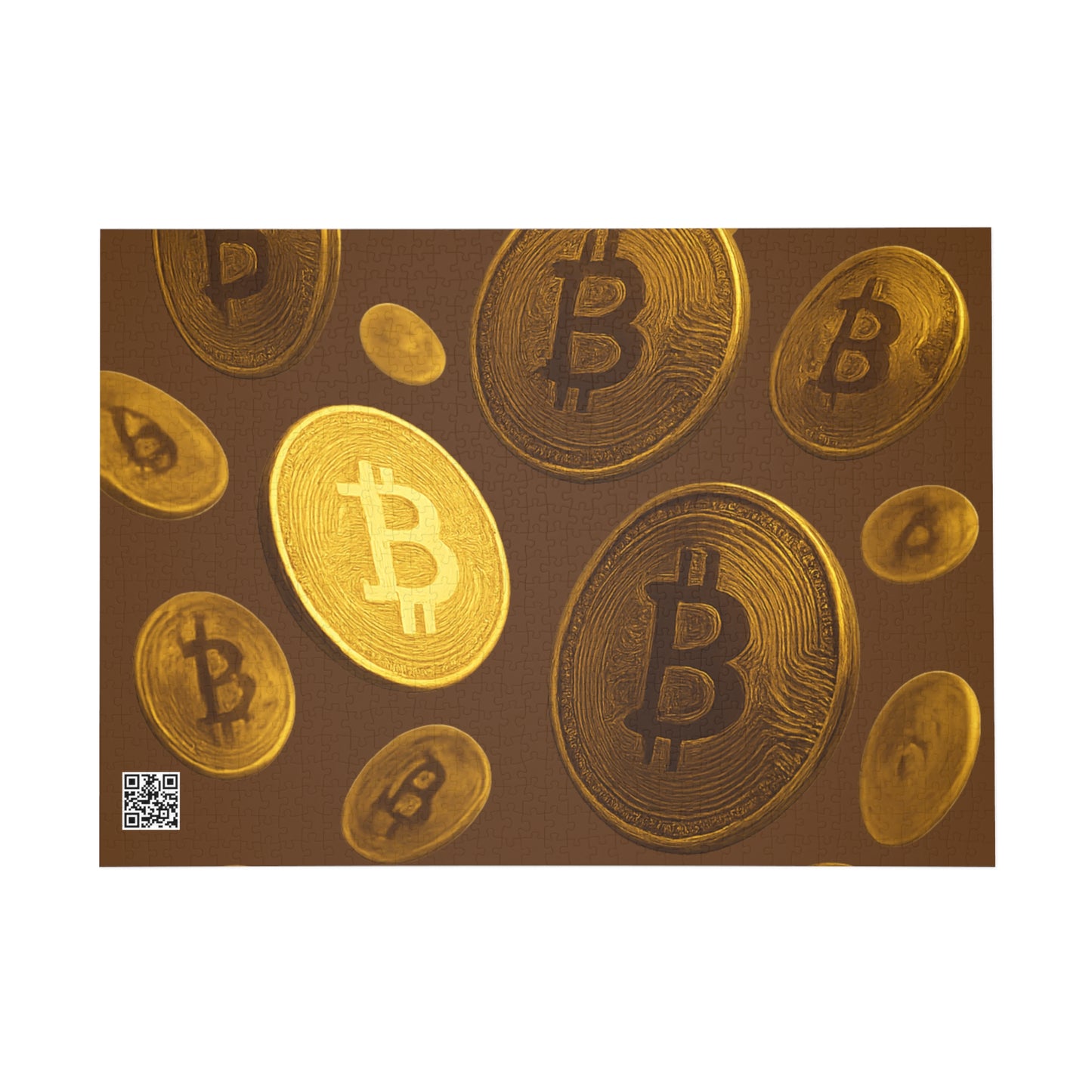 Puzzle - Bitcoin Crypto, Fun for Game Night, Self-Care Activity, Puzzle Lovers, Bitcoin Puzzle