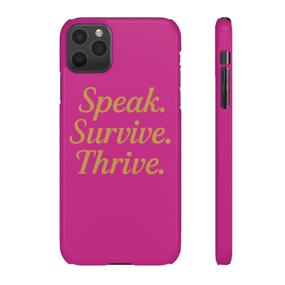 Snap Case for Samsung & iPhone — Find Your Voice Design