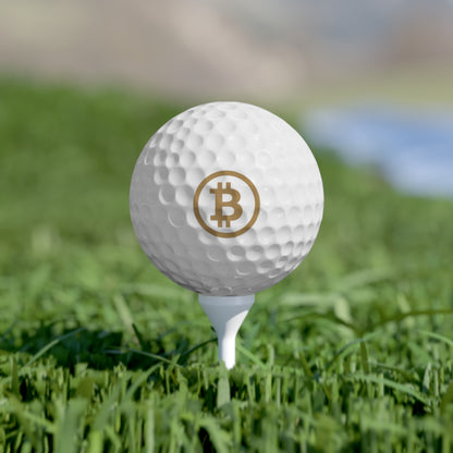 Bitcoin Golf Balls Set | Unique Gift for Golfers, Crypto Enthusiasts, Golf Accessories, Sports Gifts, Father's Day