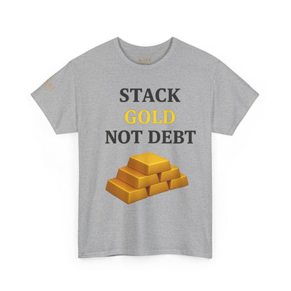 Stack the Gold - Bitcoin - Camiseta unisex de algodón grueso