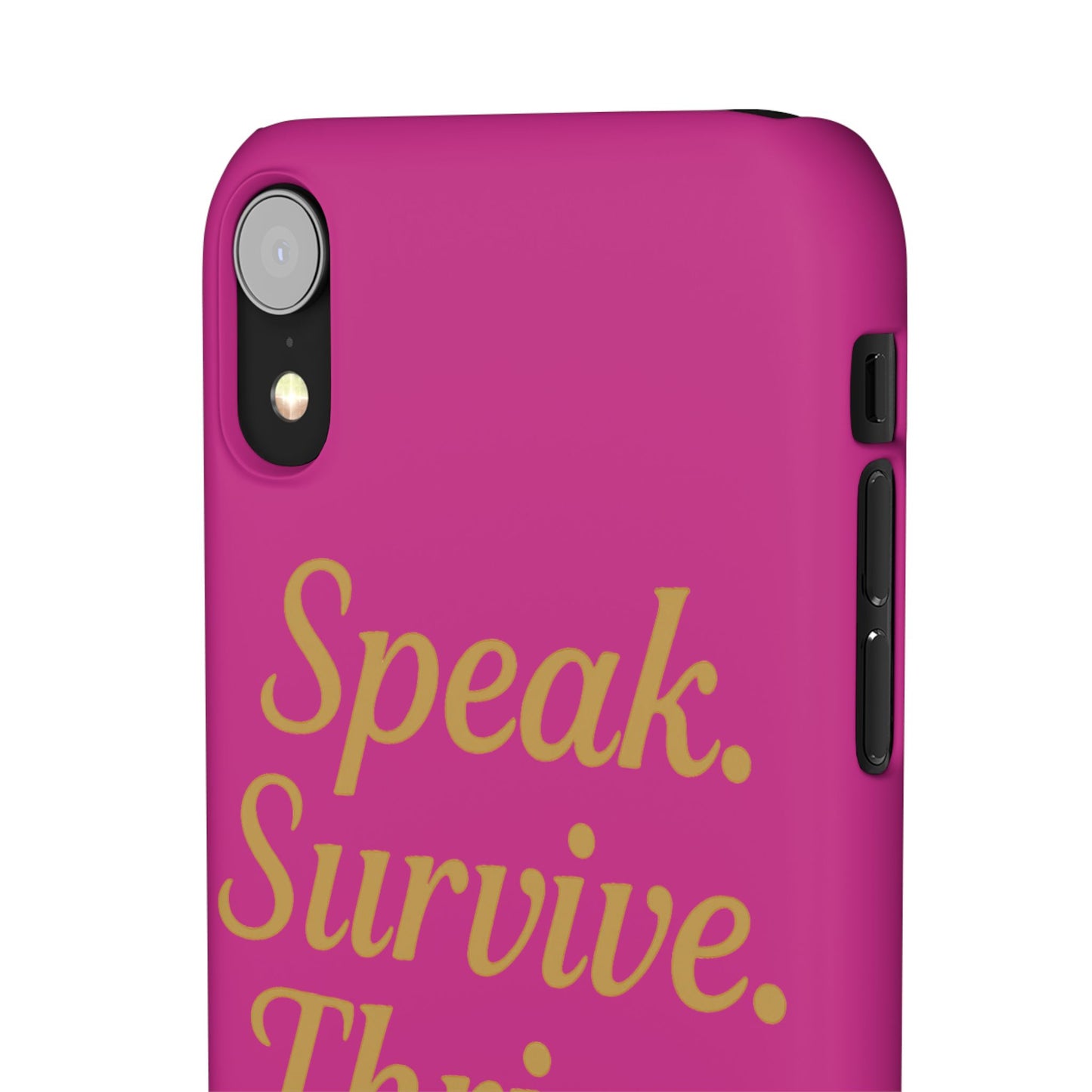Snap Case for Samsung & iPhone — Find Your Voice Design