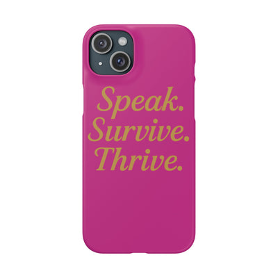 Snap Case for Samsung & iPhone — Find Your Voice Design