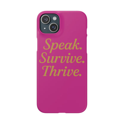 Snap Case for Samsung & iPhone — Find Your Voice Design