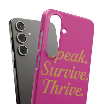Snap Case for Samsung & iPhone — Find Your Voice Design