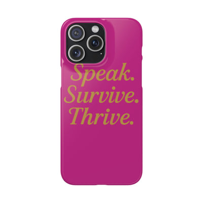 Snap Case for Samsung & iPhone — Find Your Voice Design