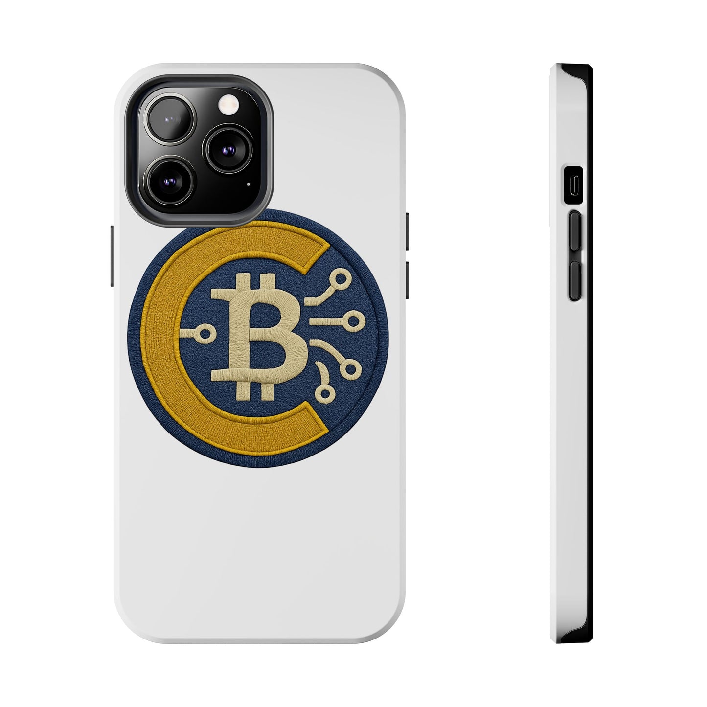 Bitcoin Tech Phone Cases, Cryptocurrency Phone Cover, iPhone and Samsung Case