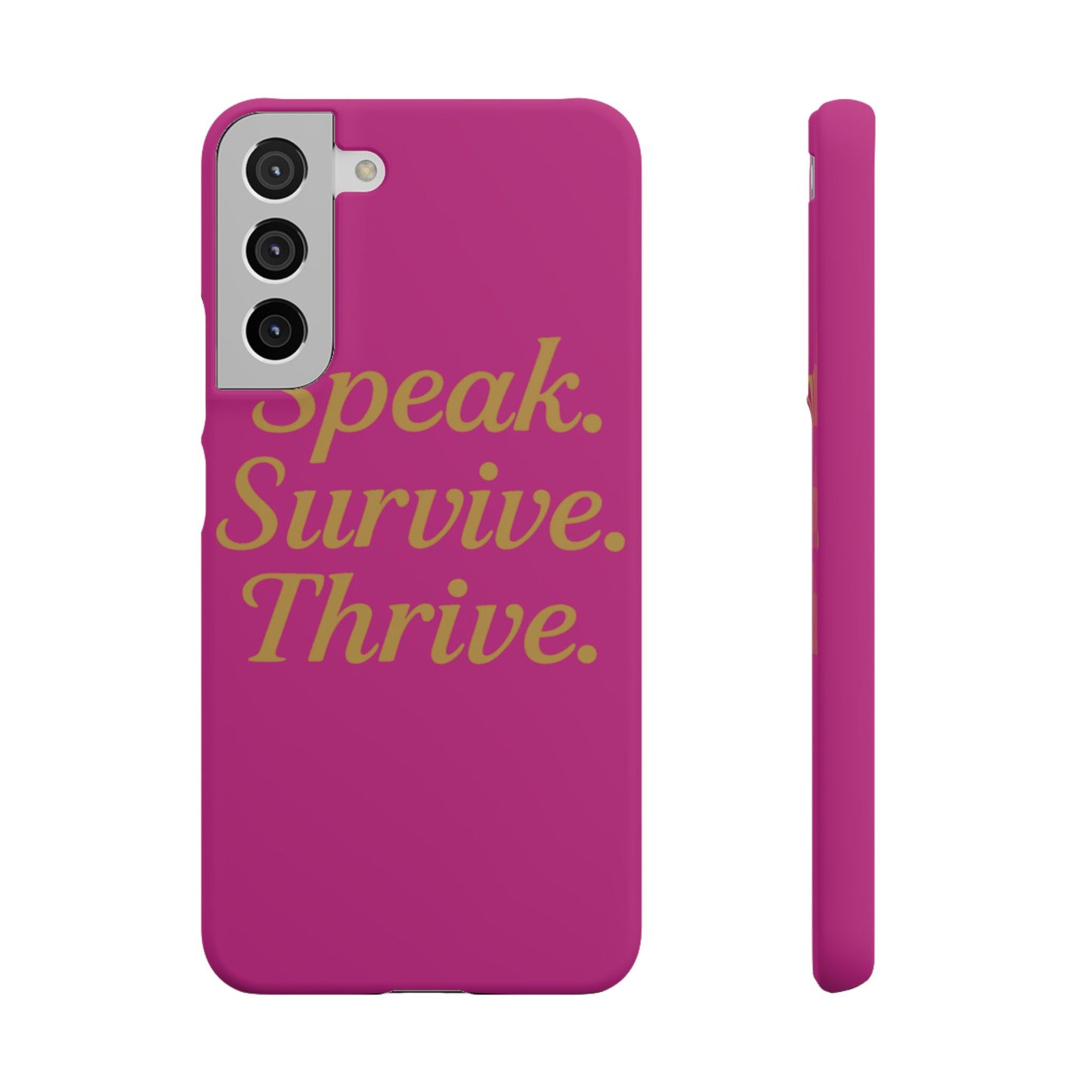 Snap Case for Samsung & iPhone — Find Your Voice Design