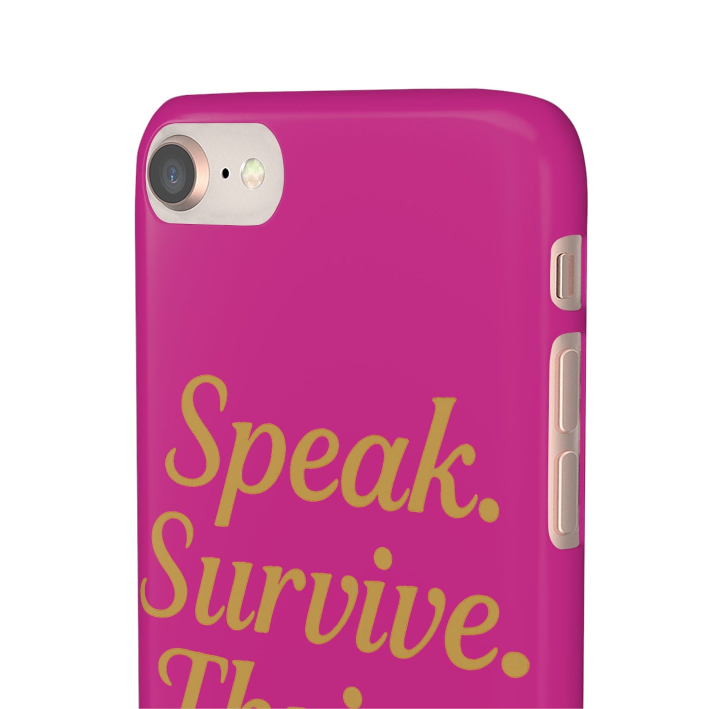 Snap Case for Samsung & iPhone — Find Your Voice Design