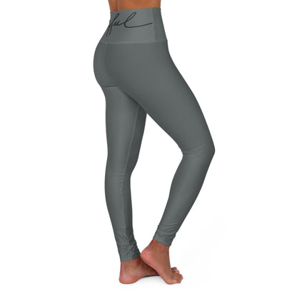 Leggings de yoga de cintura alta con un diseño alegre | Ropa deportiva suave y elástica para entrenamiento, yoga, ocio, fitness y regalos 