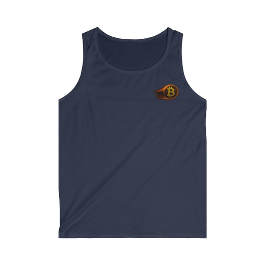 Men's Crypto HODL Tank Top - Cool Bitcoin Apparel for Crypto Enthusiasts, Gym Wear, Gift for Him, Trendy Workout Top