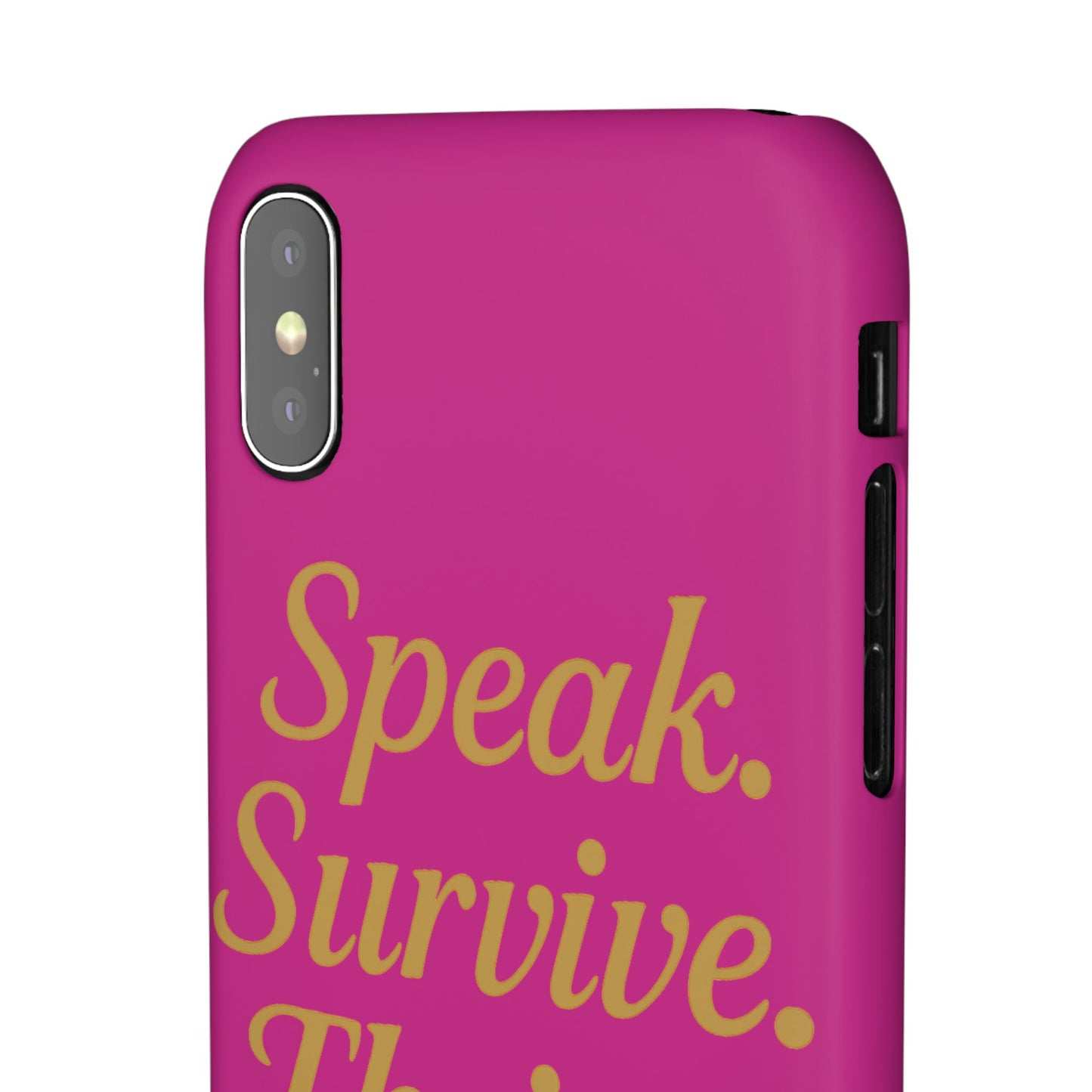 Snap Case for Samsung & iPhone — Find Your Voice Design