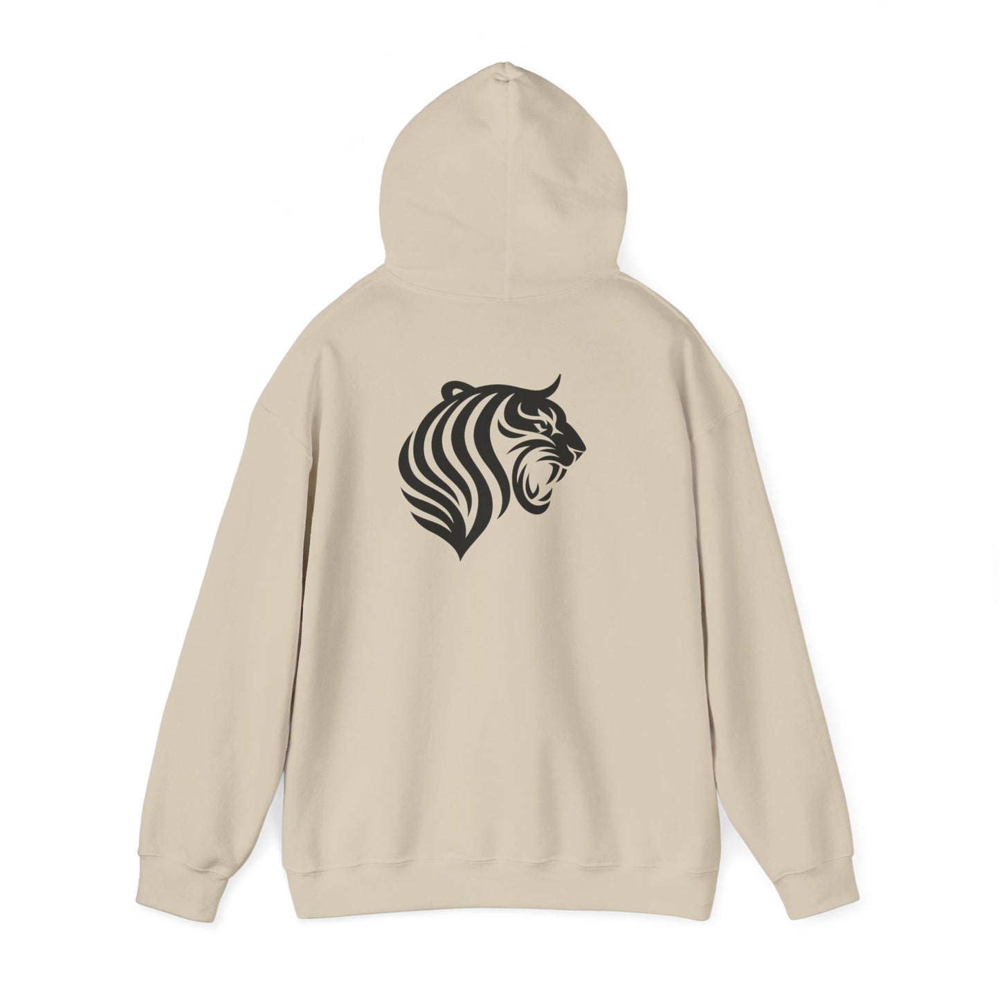 Stylish KATT Design Hoodie with Tiger Illustration | Cozy Sweatshirt for All Occasions, Gift, Casual Wear, Street Style, Layering