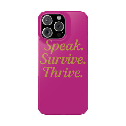 Snap Case for Samsung & iPhone — Find Your Voice Design