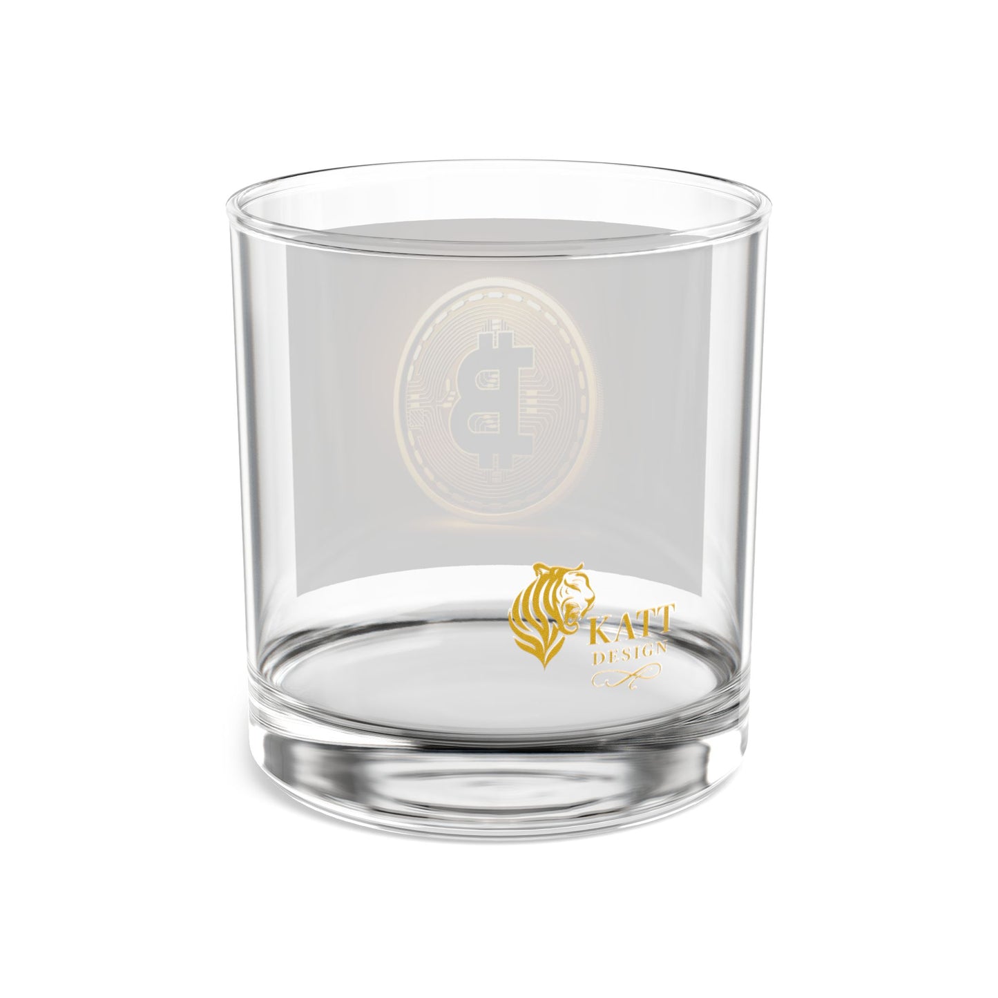 Bitcoin Rocks Glass | 10oz Whiskey Tumbler |Whiskey Fans, Home Bars, Collectors, Unique Decor Item