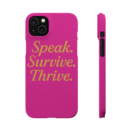 Snap Case for Samsung & iPhone — Find Your Voice Design
