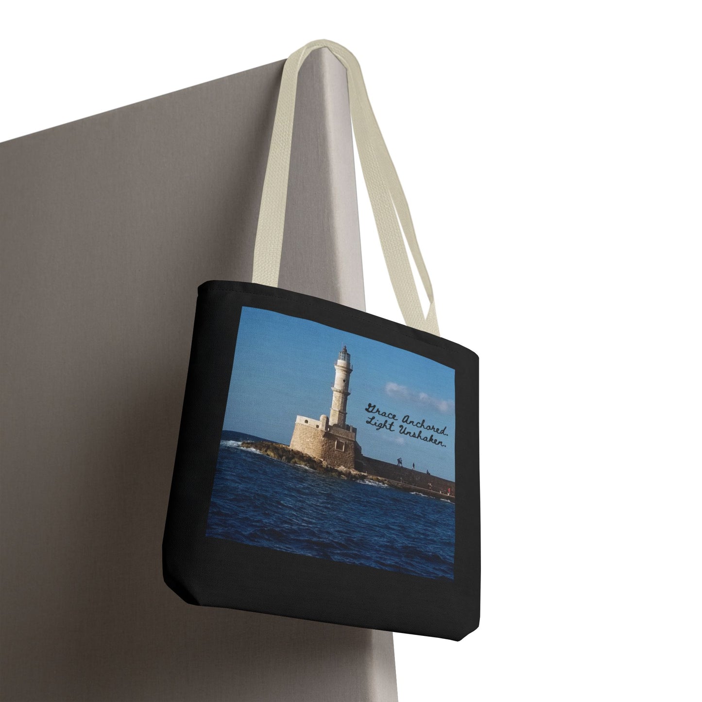 "Grace" Lighthouse - Tote Bag, Eco-Friendly, Stylish Networker