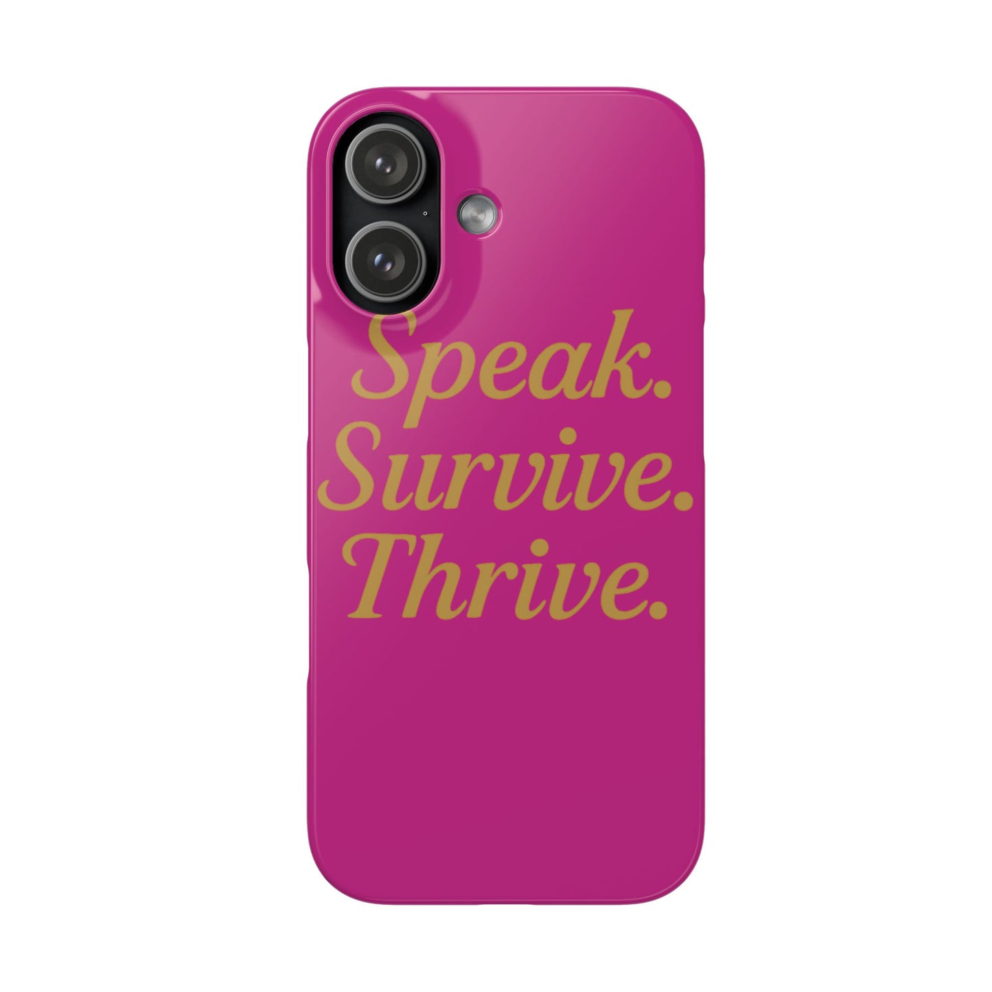 Snap Case for Samsung & iPhone — Find Your Voice Design