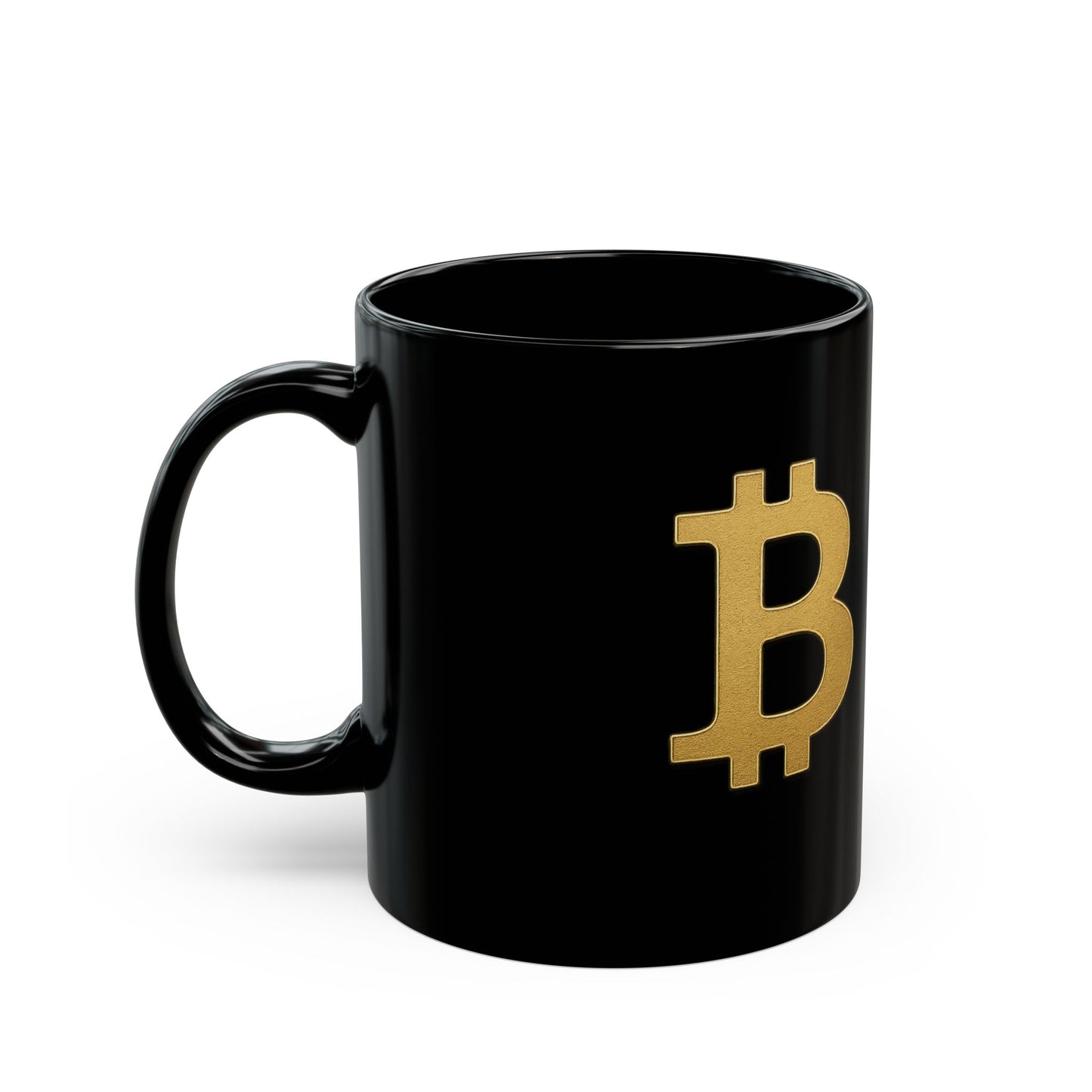 Bitcoin Black Mug: Crypto Lovers, Coffee Enthusiasts, Unique Home Decor, Tea Mug, Birthday Present, Collectible