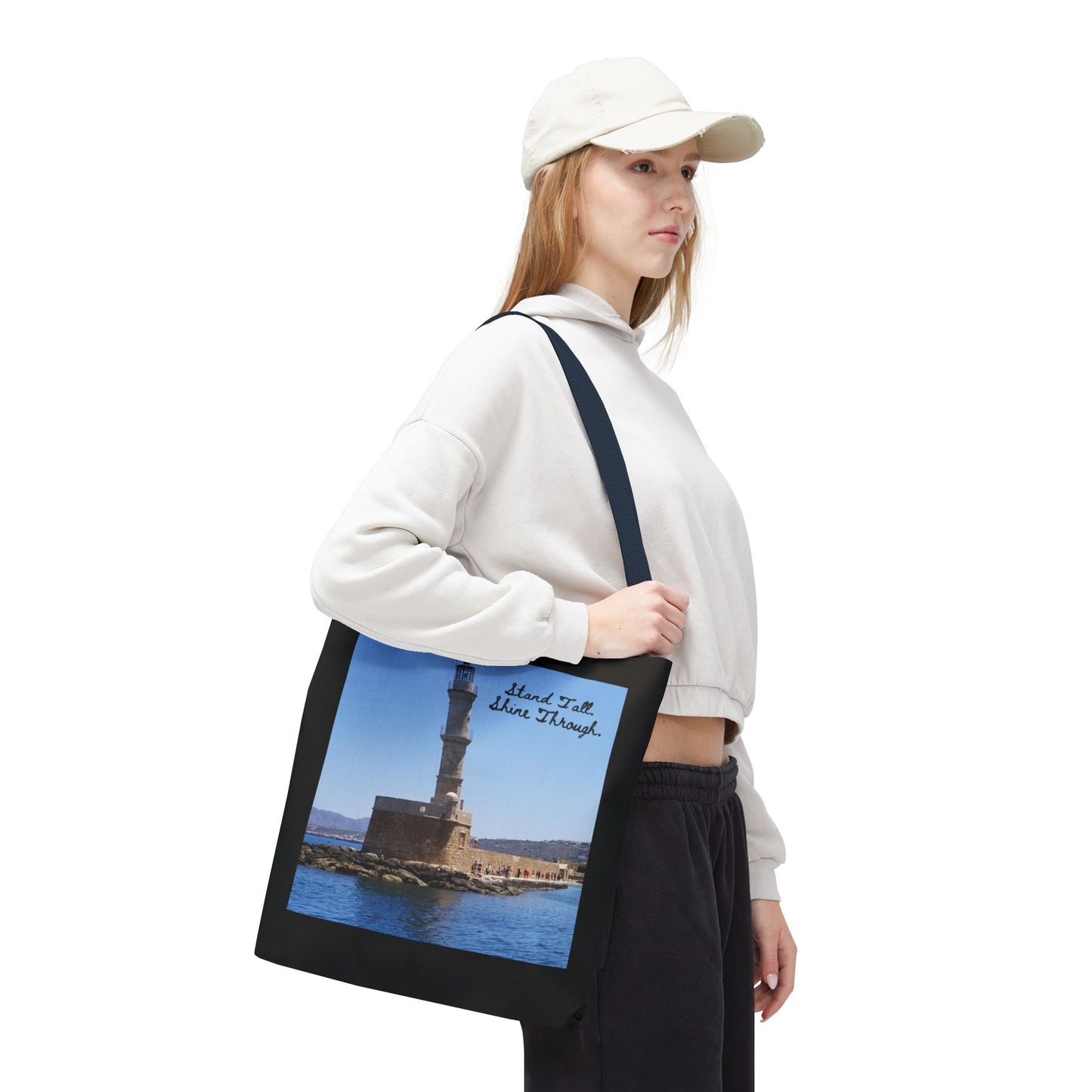"Stand Tall" Lighthouse - Tote Bag, Eco-Friendly, Stylish Networker