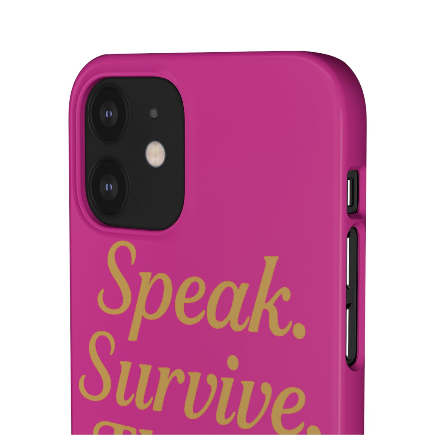 Snap Case for Samsung & iPhone — Find Your Voice Design