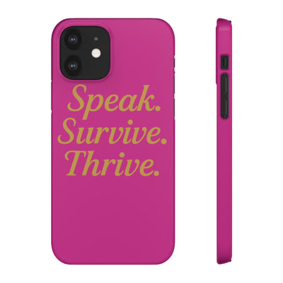 Snap Case for Samsung & iPhone — Find Your Voice Design